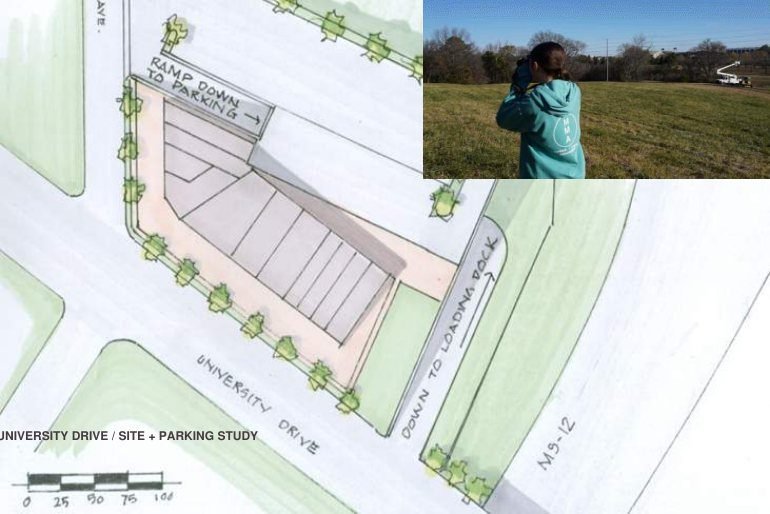 Crossroads: University Drive / site + parking study