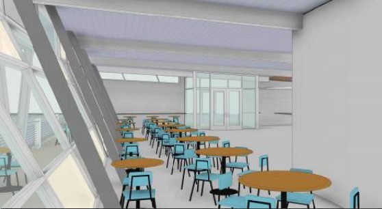 Little C's Super Mini Mart: Interior seating