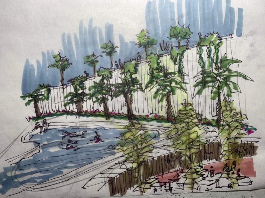 The State Line: Landscape study